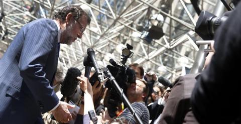El presidente del Gobierno español, Mariano Rajoy, en Bruselas. /EFE
