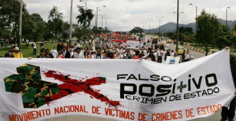 Manifestación del Movimiento de Víctimas de Crímenes de Estado. Imagen de archivo. EFE