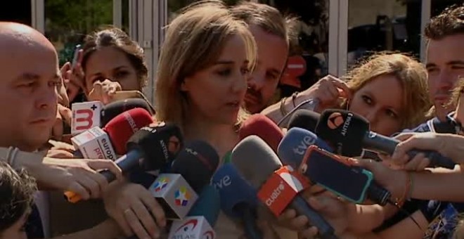 Tania Sánchez: 'He explicado ante la jueza las falsedades que el PP ha puesto en una querella'