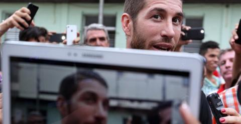 Sergio Ramos, hace unos días en La Habana. EFE/Alejandro Ernesto