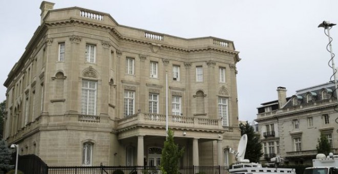 Sede de la Embajada de Cuba en Washington. REUTERS