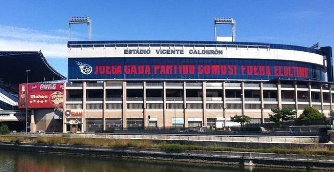 El estadio Vicente Calderón, que podría ser demolido para la remodelación urbanística de la zona. EFE