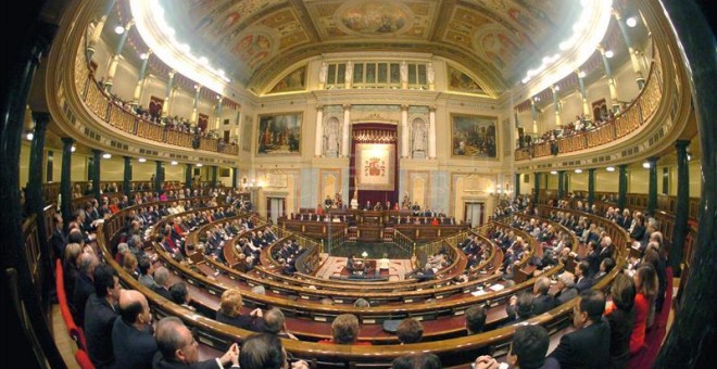 Vista general del Congreso de los Diputados. EFE