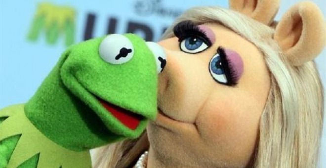 Miss Piggy y Kermit./ EUROPA PRESS