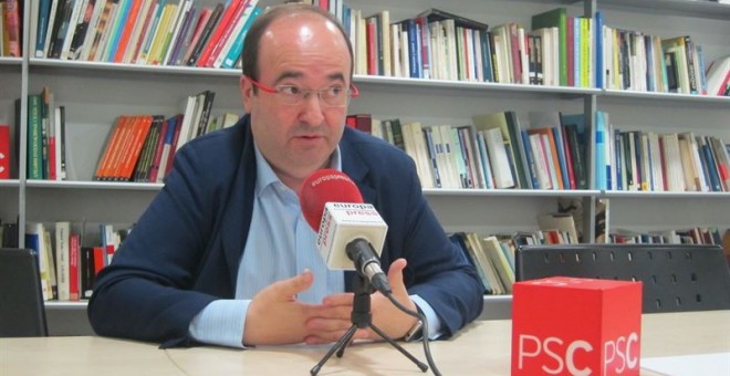 El primer secretario del PSC, Miquel Iceta. E.P.