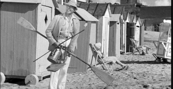 Imagen de la película 'Las vacaciones de monsieur Hulot'.