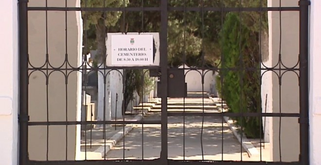 Entrada del cementerio de Villa de Don Fadrique (Toledo). ATLAS