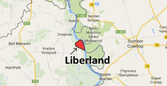 Liberland.- Google Maps.