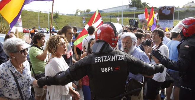 Protesta en San Sebastián