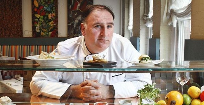 El cocinero José Andrés en su restaurante Minibar. AP