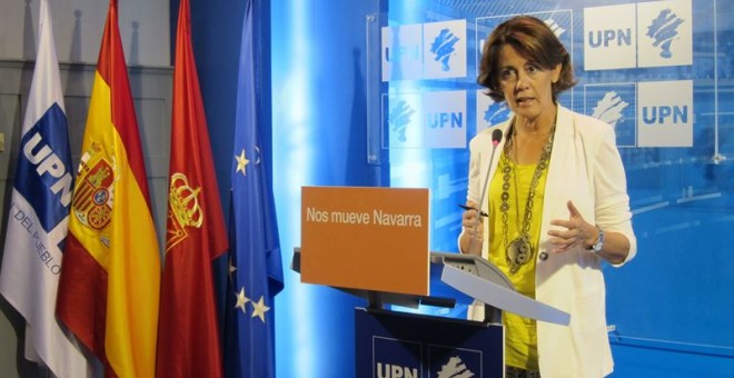 La expresidenta de Navarra Yolanda Barcina. E.P.