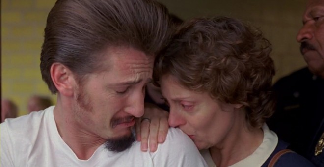 Sean Penn y Susan Sarandon, en el filme 'Pena de muerte', dirigido por Tim Robbins.