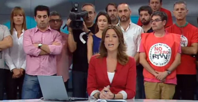 El informativo de Canal Nou en el que se contó la noticia del cierre de RTVV.