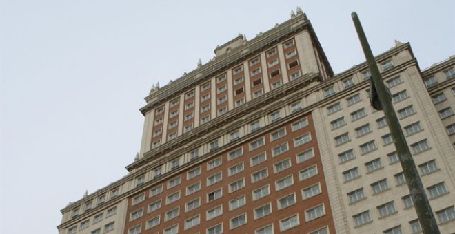 Fachada del Edificio España. EUROPA PRESS