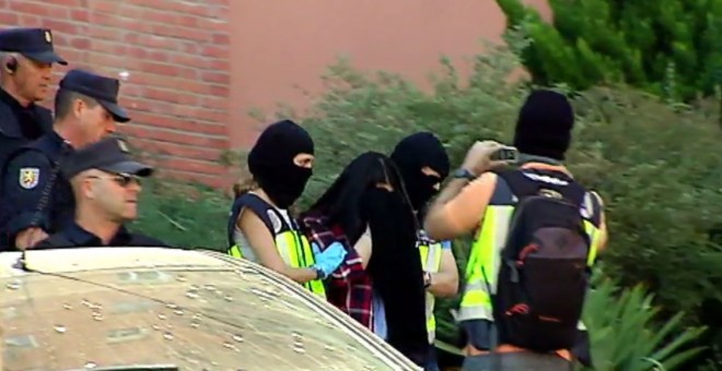 La joven de solo 19 años, detenida esta mañana en Figueras por estar relacionada con células yihadistas.