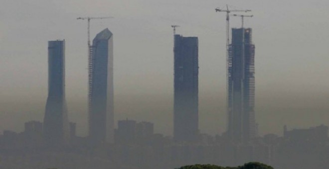 Imagen de la contaminación en Madrid. EFE (Archivo)