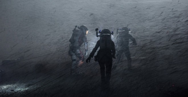 Gran tormenta de arena en 'The Martian'. / 20th Century Fox