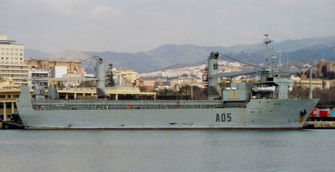 Buque de transporte de la Armada Española El Camino Español (A-05). WIKIPEDIA