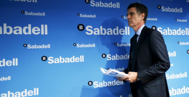 El consejero delegado de Banco Sabadell, Jaime Guardiola. REUTERS