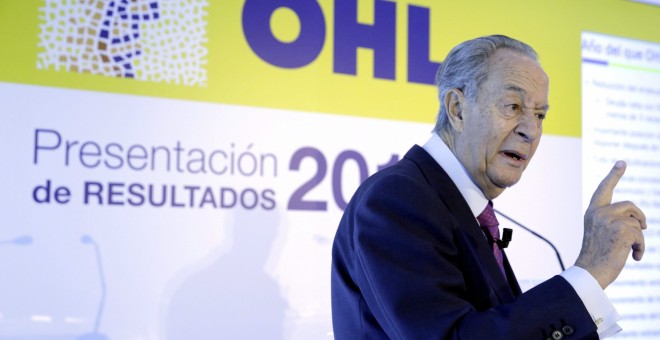 El presidente del grupo OHL, Juan Miguel Villar Mir. EFE