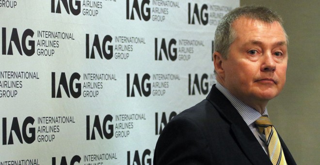 Willie Walsh, consejero delegado de IAG. AFP