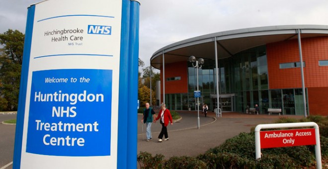 Un hospital de la NHS británica./ Reuters / Suzanne Plunkett.