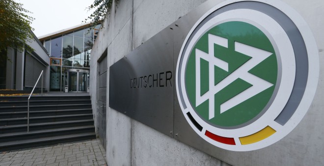 Imagen de la sede de la Federación alemana de fútbol en Frankfurt. /REUTERS