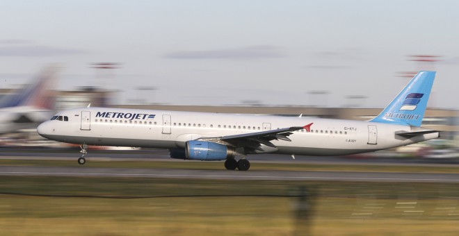 Un avión ruso de la aerolínea Metrojet, similar al siniestrado en el Sinai. REUTERS/Marina Lystseva