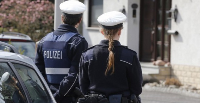 Agentes de la policía alemana, en una foto de archivo./EFE