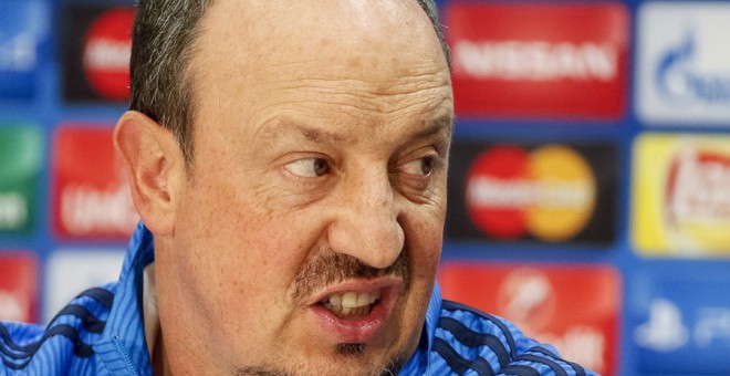 Rafa Benítez, durante la rueda de prensa de este martes. REUTERS/Gleb Garanich