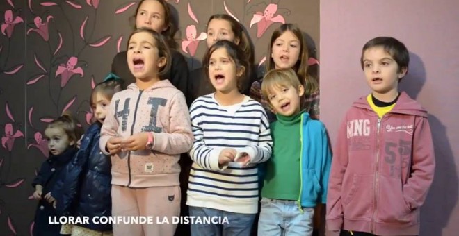 Niños de los voluntarios de la Asociación Generando Igualdad