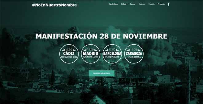 pagina web #NoEnNuestroNombre