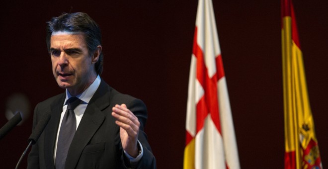 El ministro de Industria, José Manuel Soria, durante un acto en Barcelona, este miércoles. EFE/Alejandro García