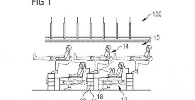 Asientos superpuestos. /AIRBUS