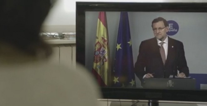 Imagen del vídeo promocional del PSOE en el que piden la ruptura con la derecha.