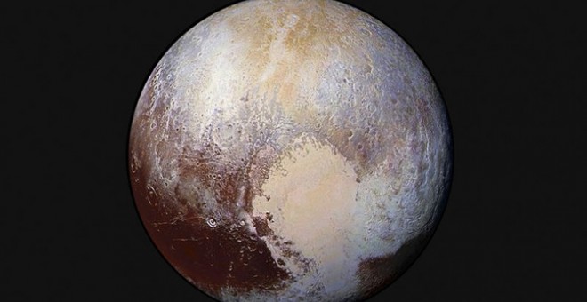 Imagen de Plutón captada por la sonda New Horizons. / NASA