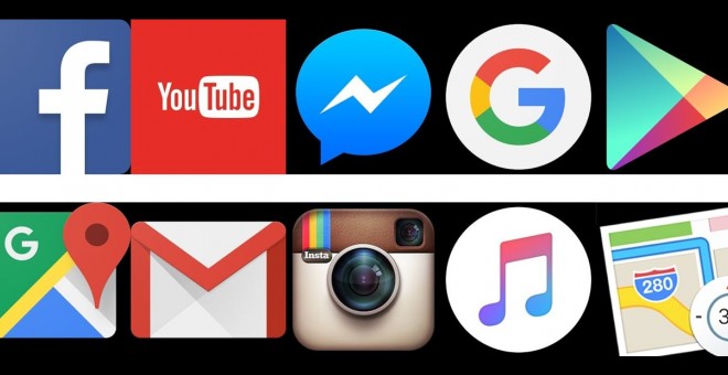 Las 'apps' más utilizadas en 2015: Facebook y YouTube