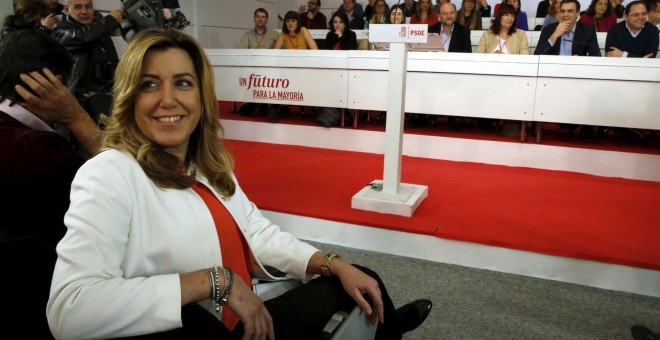 La presidenta de Andalucía, Susana Díaz, durante la reunión del Comité Federal del PSOE, máximo órgano del partido entre congresos. REUTERS/Susana Vera