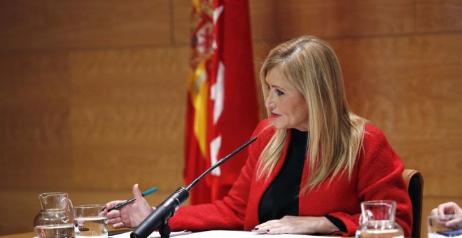 La presidenta de la Comunidad de Madrid, Cristina Cifuentes. E.P.