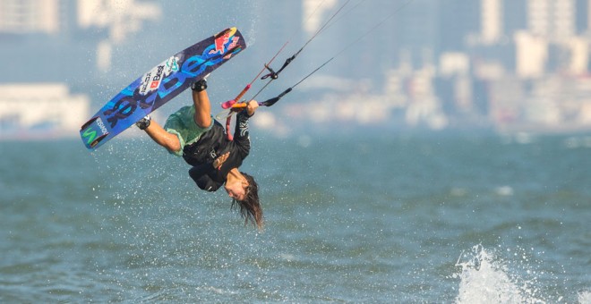 Gisela Pulido en una competición en 2013. /RED BULL