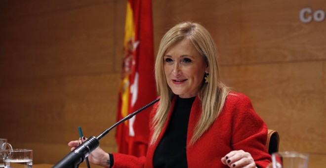 La presidenta de la Comunidad de Madrid, Cristina Cifuentes. EUROPA PRESS