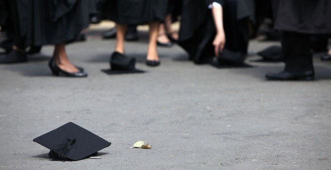 Imagen que refleja una graduación universitaria. EUROPA PRESS