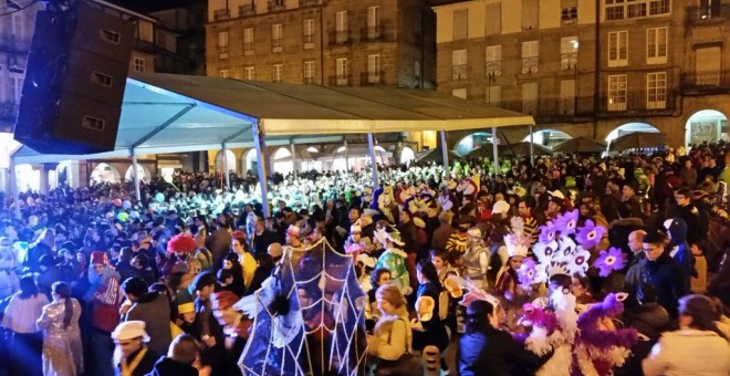 Imagen del carnaval en Ourense. TWITTER CONCELLO DE OURENSE