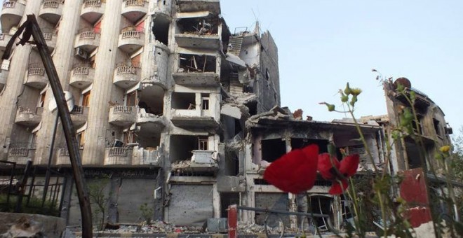 El fotógrafo sirio Bilal Alshami, que logró huir a Líbano y luego a Francia, fue testigo del asedio a Homs. / BILAL ALSHAMI