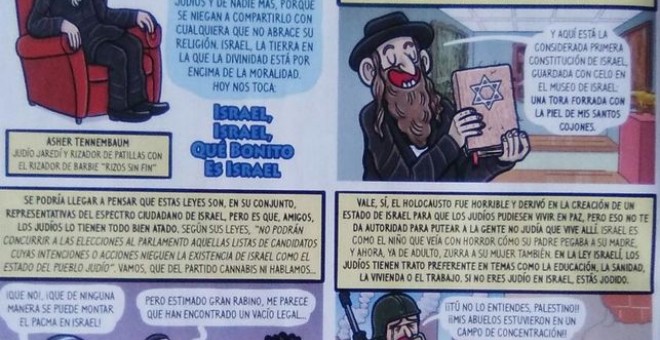 Viñeta publicada en la revista satírica El Jueves