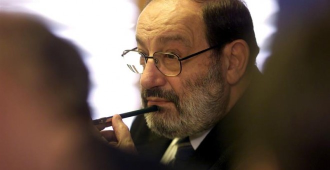 Umberto Eco, en el Foro Económico de Davos, Suiza, el pasado 27 de enero.