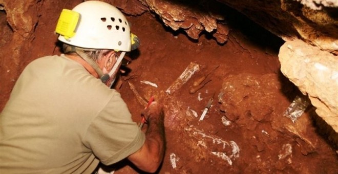 Cueva Victoria, en Cartagena, donde se encontraron los fósiles utilizados en el estudio.