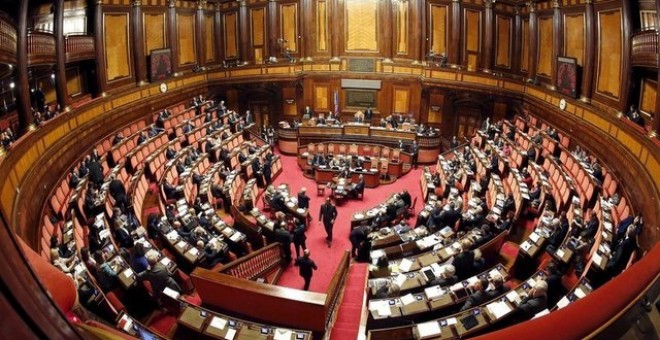 El Cámara Alta italiana. REUTERS
