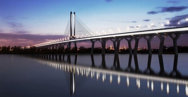 Nuevo puente de St. Lawrence que ACS construirá y explotará en Canadá. E.P./ GOBIERNO DE CANADÁ