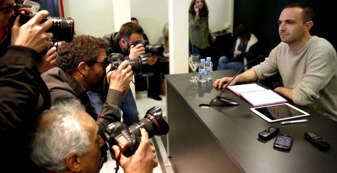 Luis Alegre, secretario general de Podemos en la Comunidad de Madrid. EFE